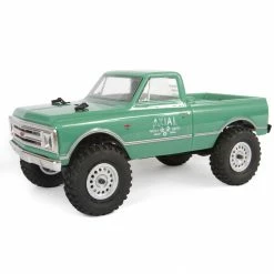 Axial 1/24 SCX24 1967 Chevrolet C10 4WD Truck Brushed RTR, Green for Ready-To-Run