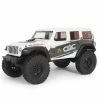 Axial 1/24 SCX24 2019 Jeep Wrangler JLU CRC 4WD Rock Crawler Brushed RTR, White for Ready-To-Run