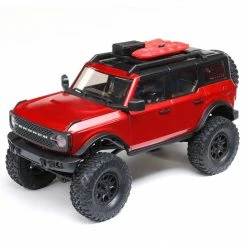 Axial 1/24 SCX24 2021 Ford Bronco 4WD Truck Brushed RTR, Red for Ready-To-Run