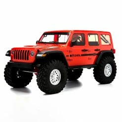 Axial 1/10 SCX10 III Jeep JLU Wrangler with Portals RTR, Orange - SCRATCH & DENT for Ready-To-Run