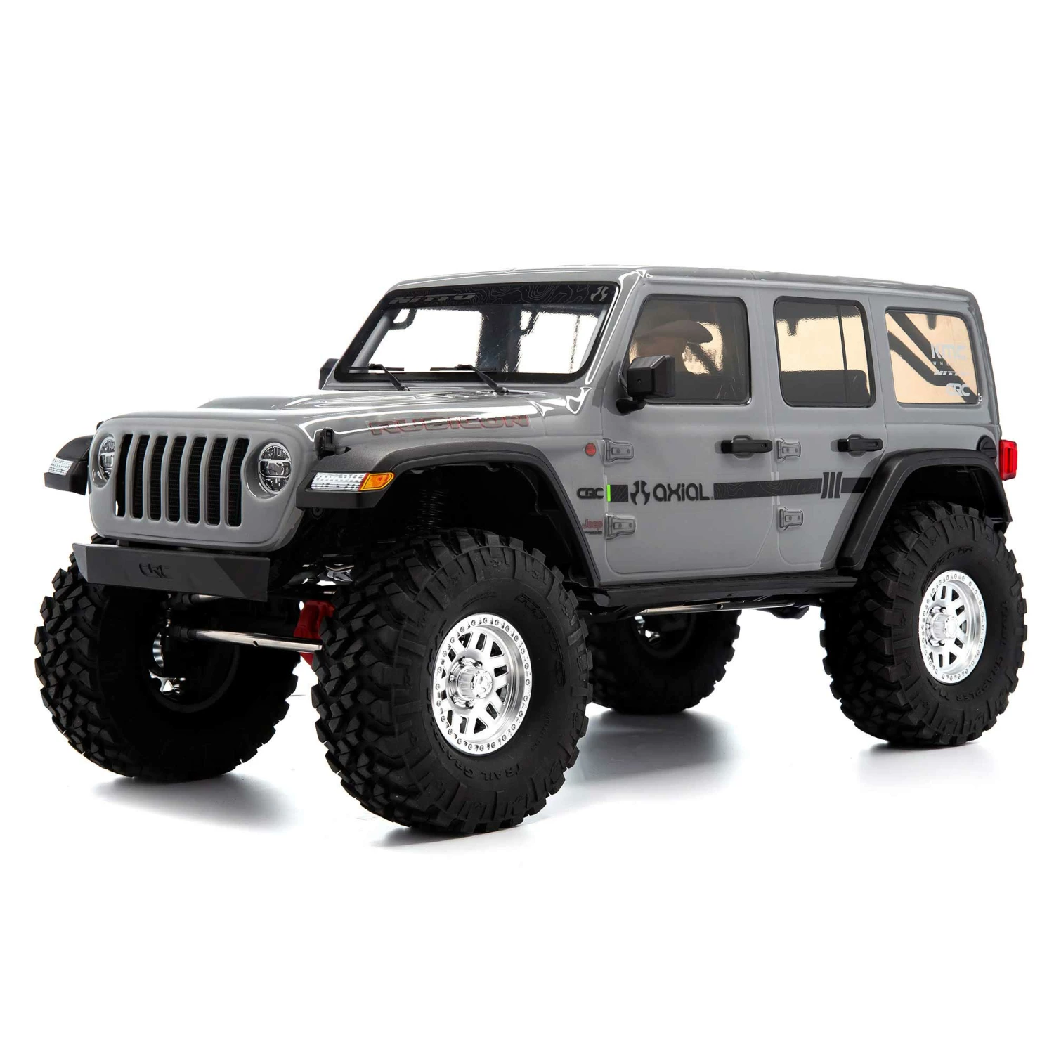 Axial 1/10 SCX10 III Jeep JLU Wrangler with Portals RTR, Gray - SCRATCH & DENT for Ready-To-Run