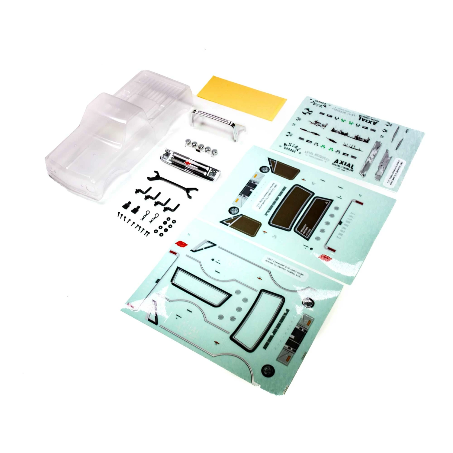 Axial Clear Body, Precut: SCX24 Chevy C10 for Parts