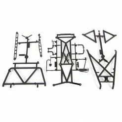 Axial Drop Bed Roll Cage Set: UMG 6x6 for Parts