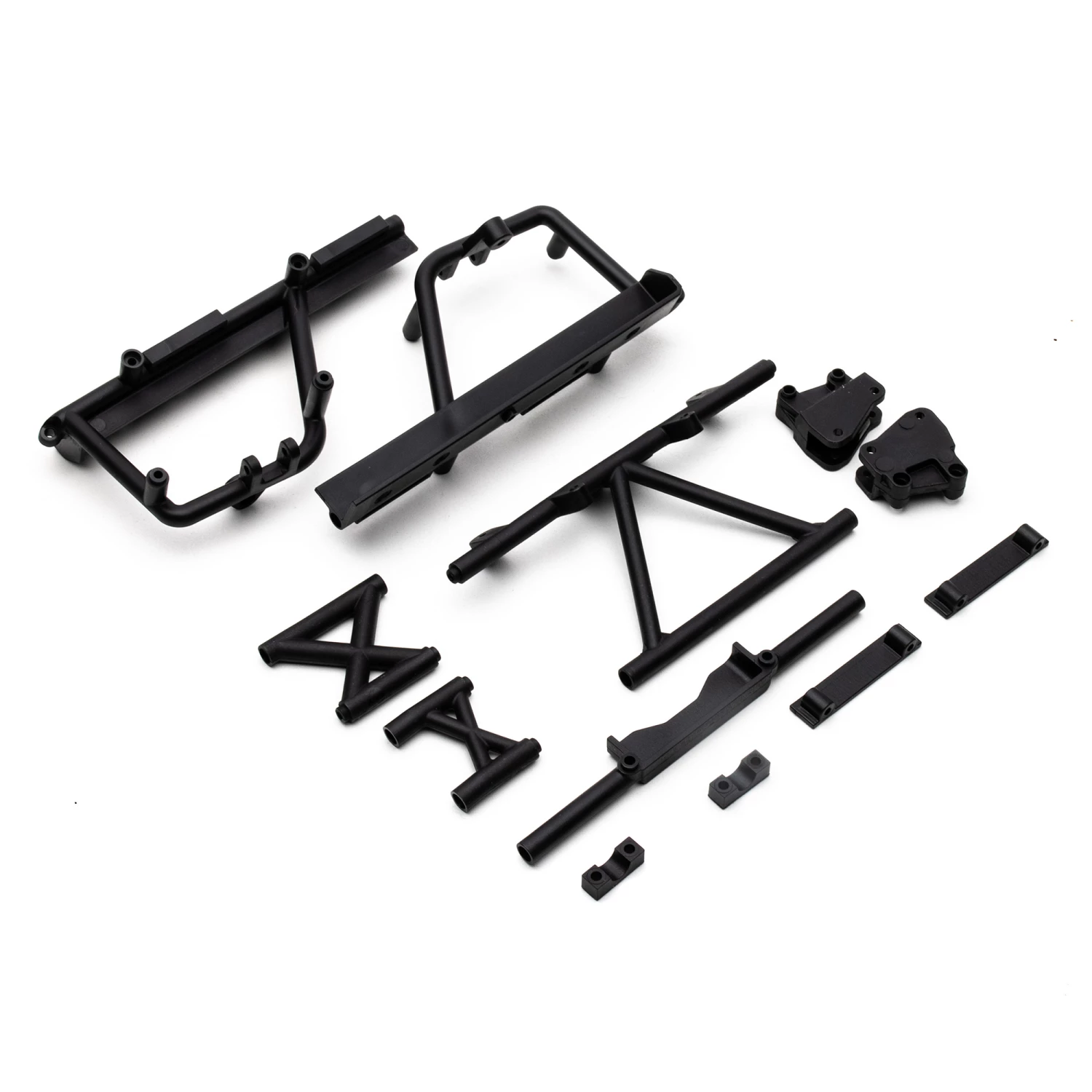 Axial Cage Supports Battery Tray (Black) RBX10 for Parts