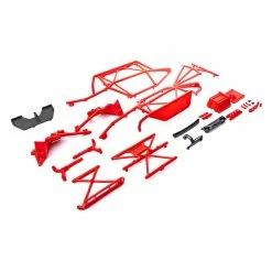 Axial Cage Set, Complete, Red: Capra 4WS UTB for Parts