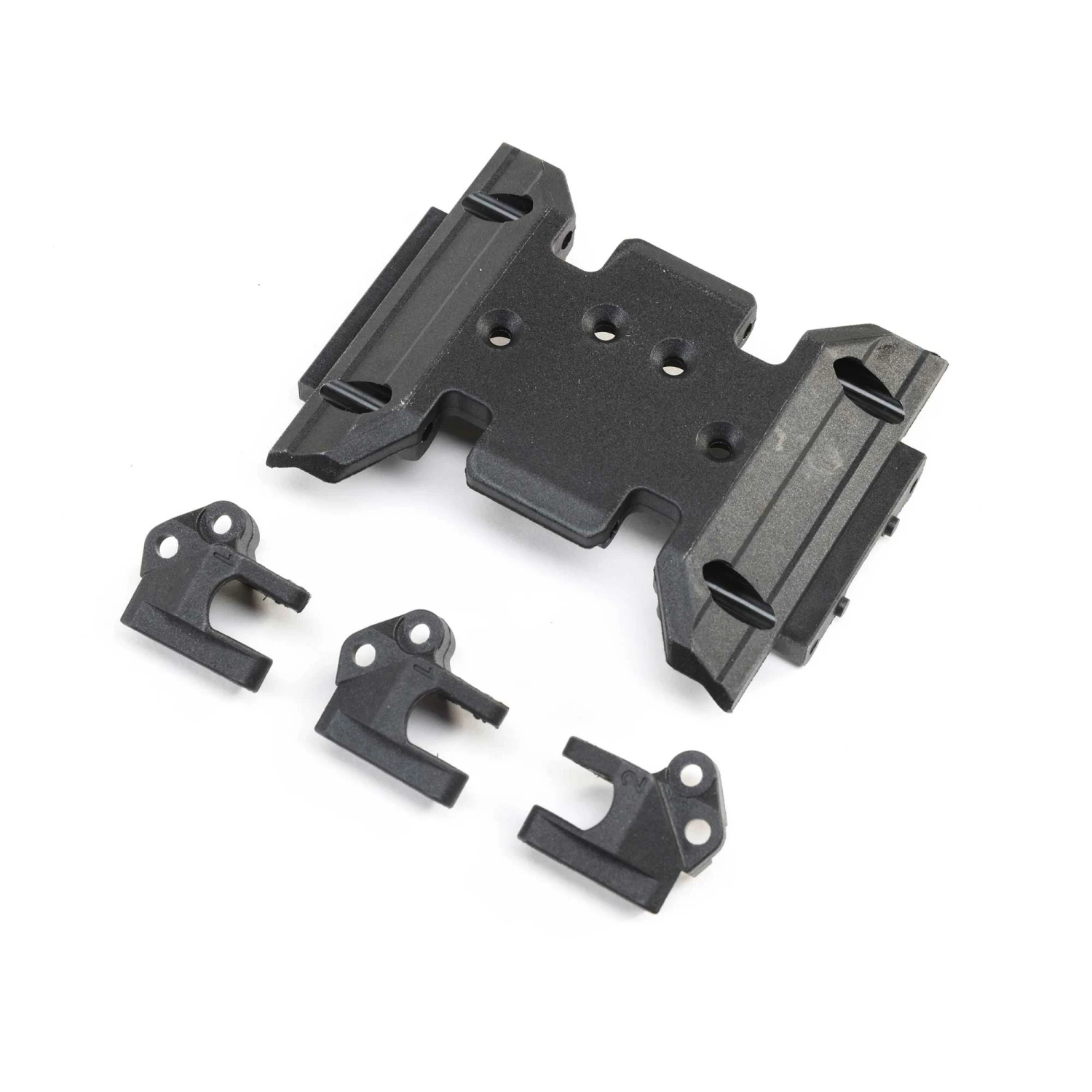 Axial Skid Plate & Upper Link Mounts: SCX10 III BC for Parts