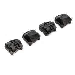 Axial AR45P AR45 Differential Covers, Black: SCX10 III for Parts