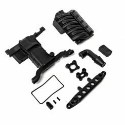 Axial SCX6: Front Servo Mount/Engine Cover/Seals for Parts