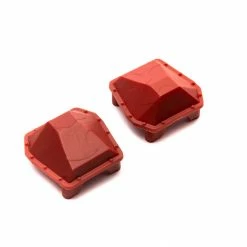 Axial SCX6: AR90 Diff Cover Axle Housing Red (2) for Parts