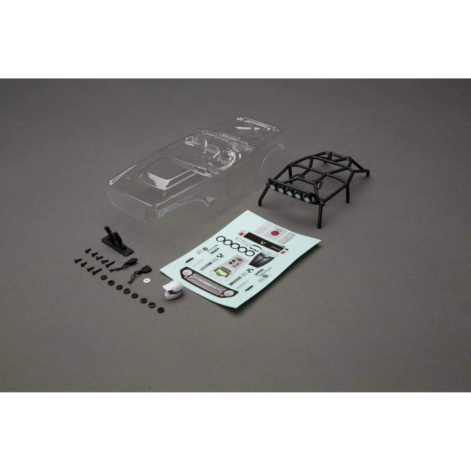 Axial 1/24 Pre-cut Clear Body: SCX24 Deadbolt for Bodies