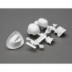 Axial Drivers Head and Hat Set (White) for Parts
