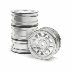 Axial 1.0 KMC Machete Wheels, Satin (4): SCX24 for Tires & Wheels