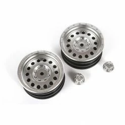 Axial 1/10 Method MR307 Hole 1.9 Wheels, 12mm Hex, Satin Silver (2) for Tires & Wheels