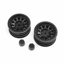 Axial Black Rhino Primm 1.9" Wheels, 12mm Hex, Black (2) for Tires & Wheels