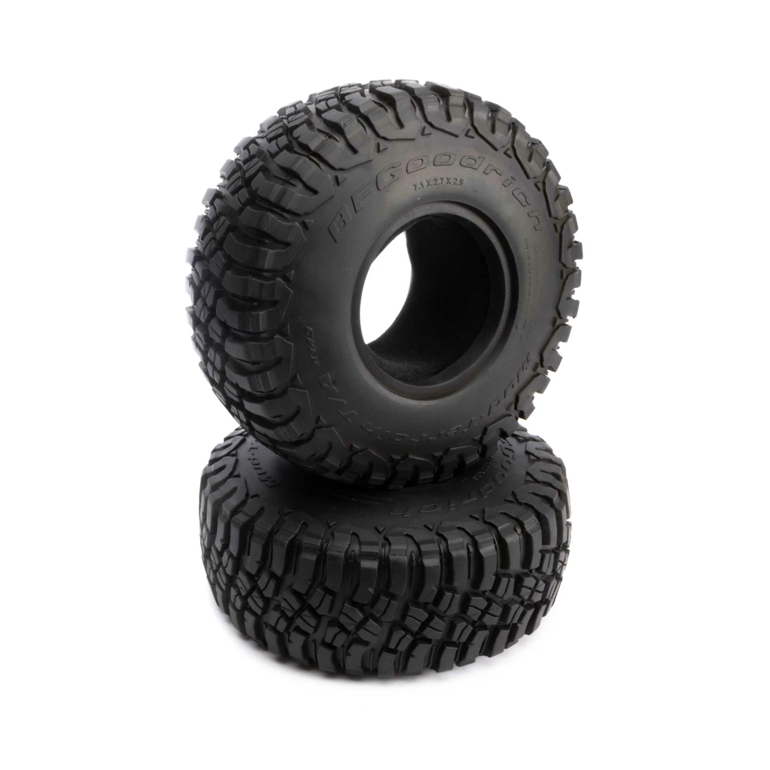Axial 2.9" BFGoodrich Mud Terrain KM3 with Inserts (2) for Parts