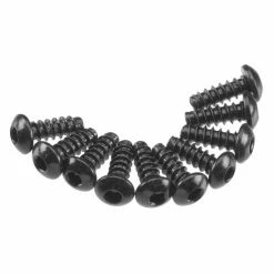 Axial Hex Tap Button Head M3x8mm Black (10) for Parts