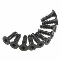 Axial Hex Socket Tap Flat Head M3x10mm Black (10) for Parts
