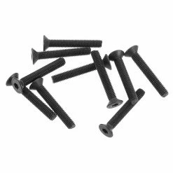 Axial Hex Socket Flat Head M3x20mm Black (10) for Parts