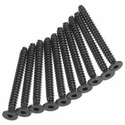 Axial Hex Socket Tapping Flat Head M2.6x25mm, Black (10) for Parts