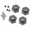 Axial Aluminum Hex Hub 12mm Black (4) for Parts