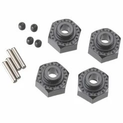 Axial Aluminum Hex Hub 12mm Black (4) for Parts