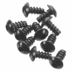 Axial Hex Socket Button Head M3x6mm Black (10) for Parts