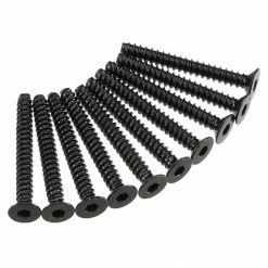 Axial Hex Socket Tap Flat Head M3x25mm, Black (10) for Parts