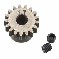 Axial Pinion Gear 32P 17T Steel 5mm Motor Shaft for Parts