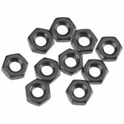 Axial Thin Hex Nut M3 Black (10) for Parts