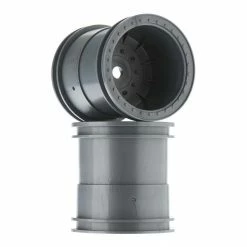 Axial 1/10 2.2 Monster Truck Wheels, 12mm Hex, Silver (2) for Tires & Wheels