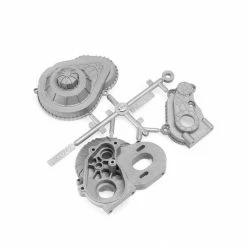 Axial LCX Transmission Case Silver for Parts