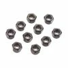 Axial Nylon Locking Hex Nut 4mm Black (10) for Parts