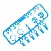 Axial 10mm Shock Parts Tree 2 Blue for Parts
