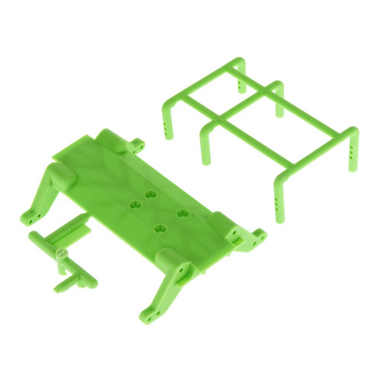 Axial Green Skid Plate & Battery Capture for Parts