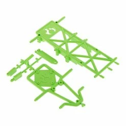 Axial Electronics and Battery Tray, Green for Parts