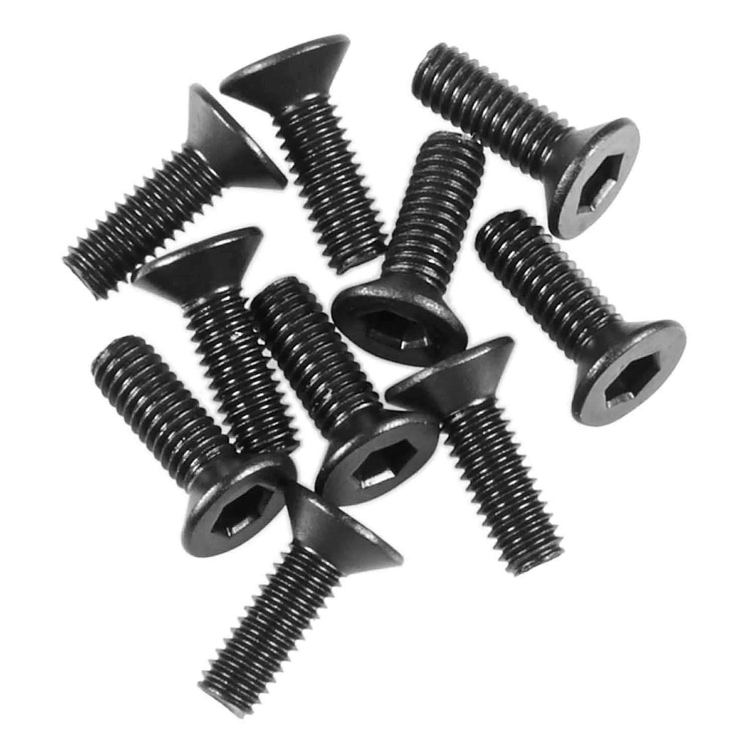 Axial M2.6x8mm Hex Socket Flat Head Black (10) for Parts
