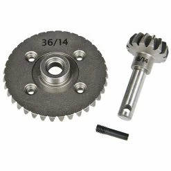 Axial Heavy Duty Bevel Gear Set 36T 14T for Parts