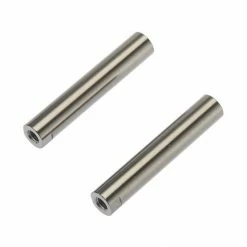 Axial Threaded Aluminum Pipe 6x33mm Grey (2) for Parts