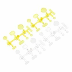 Axial LED Lens Set Yellow Clear (4) for Parts