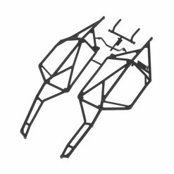 Axial Y-380 Cage Sides Left Right Yeti for Parts