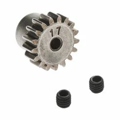 Axial Pinion Gear 32P 17T Steel 3mm Motor Shaft for Parts