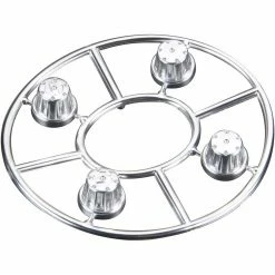 Axial Hub Cover Set Satin Chrome (4) for Parts
